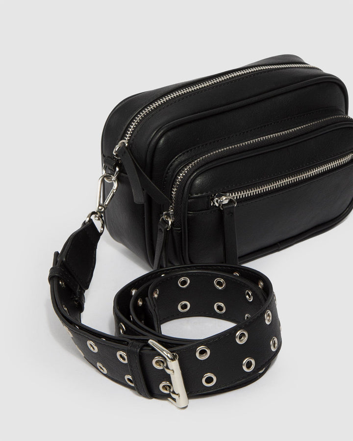 Colette by Colette Hayman Black Chloe Pocket Crossbody Bag