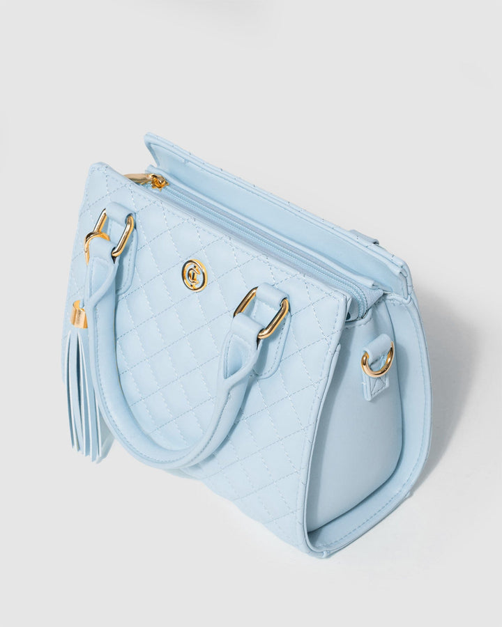 Colette by Colette Hayman Blue Sia Quilt Mini Tote Bag