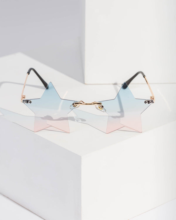 Colette by Colette Hayman Blue Star Sunglasses