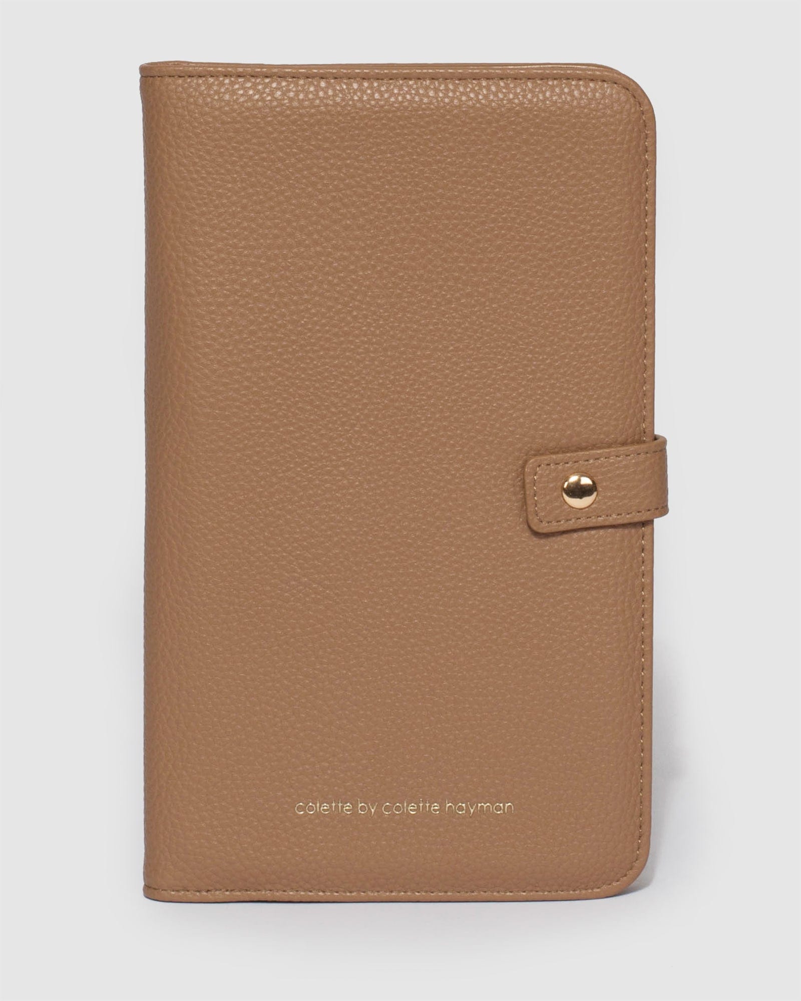 Caramel Giselle Travel Wallet Online Colette Hayman