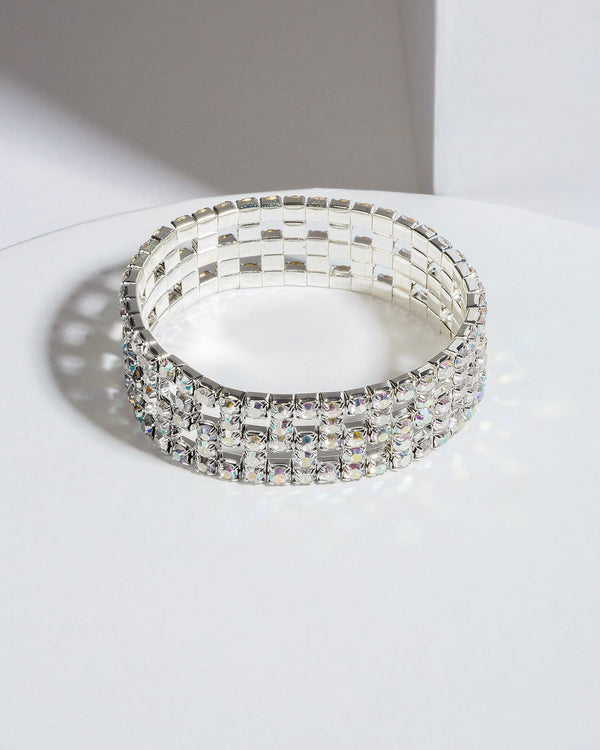 Colette by Colette Hayman Crystal Check Pattern Bracelet