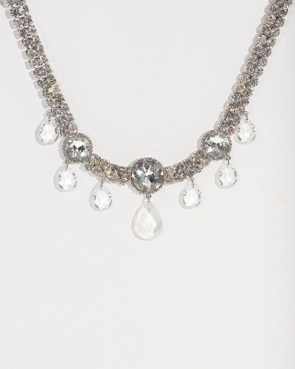 Colette by Colette Hayman Crystal Statement Pendants Necklace