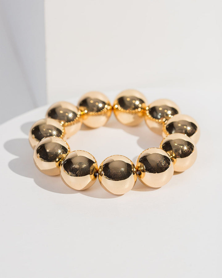 Colette by Colette Hayman Gold Chunky Ball Bead Bracelet Bracelet
