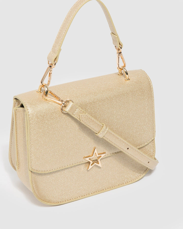 Colette by Colette Hayman Gold Kennedy Star Top Handle Bag