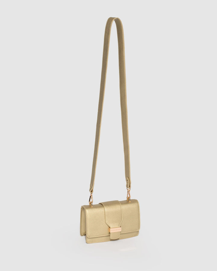 Colette by Colette Hayman Gold Pheobe Buckle Crossbody Bag