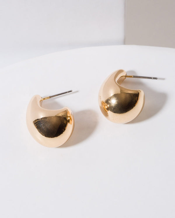 Colette by Colette Hayman Gold Small Bubble Hoop Earrings