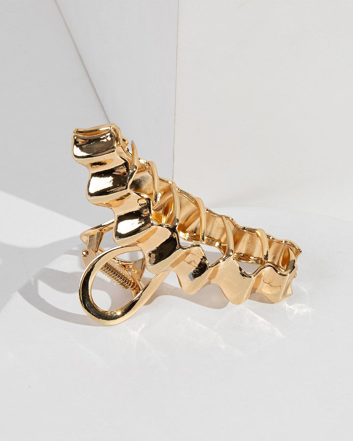 Colette by Colette Hayman Gold Wave Metal Claw Clip