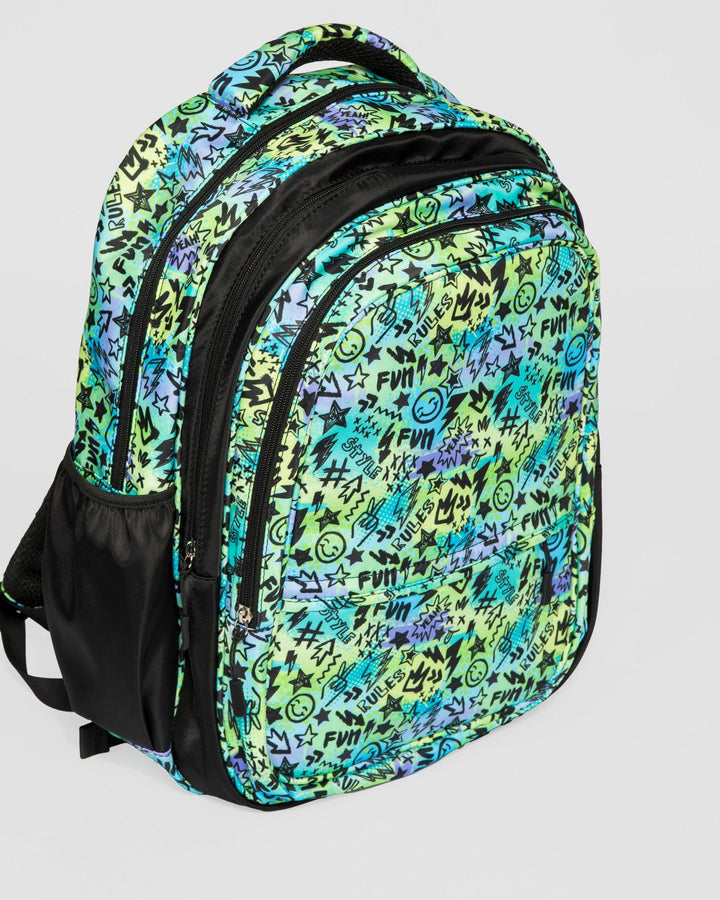 Colette by Colette Hayman Graffiti Print Large Square Backpack