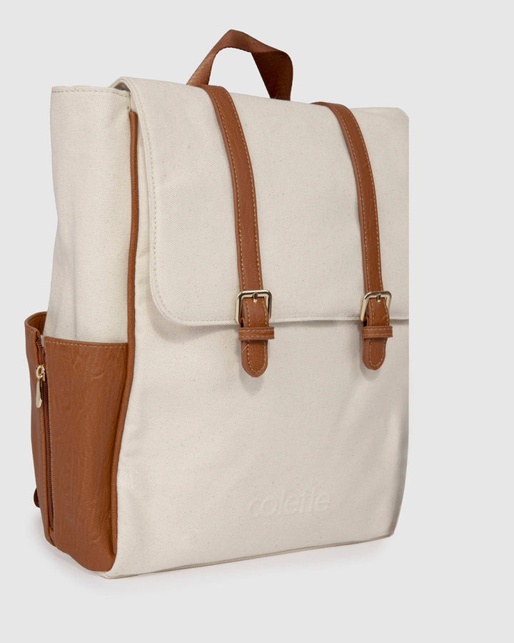 Colette by Colette Hayman Ivory Rosie Canvas Backpack