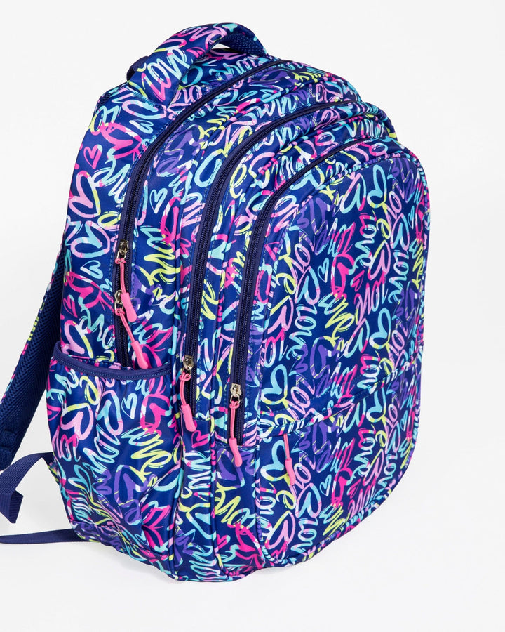 Colette by Colette Hayman Love Graffiti Print Large Square Backpack