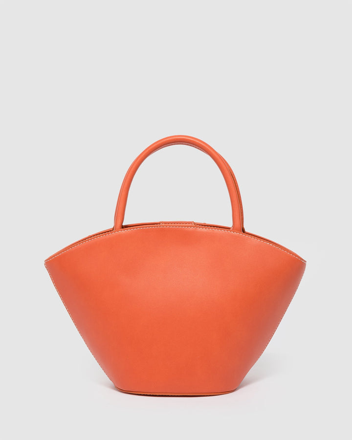 Colette by Colette Hayman Orange & Sienna Mallory Fan Tote Bag
