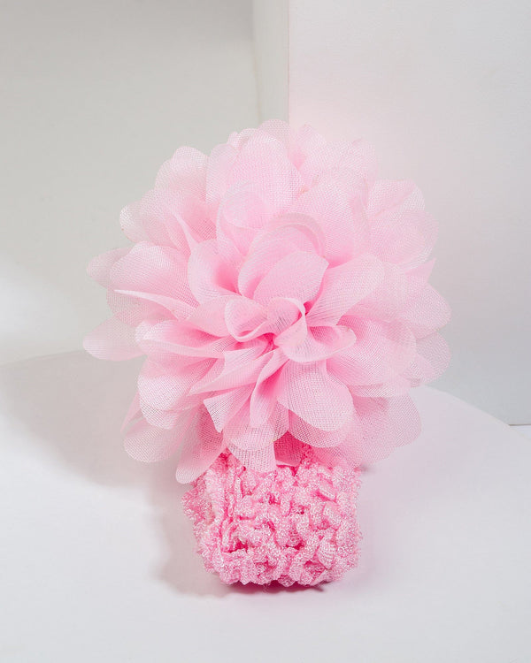 Colette by Colette Hayman Pink Flower Baby Headband