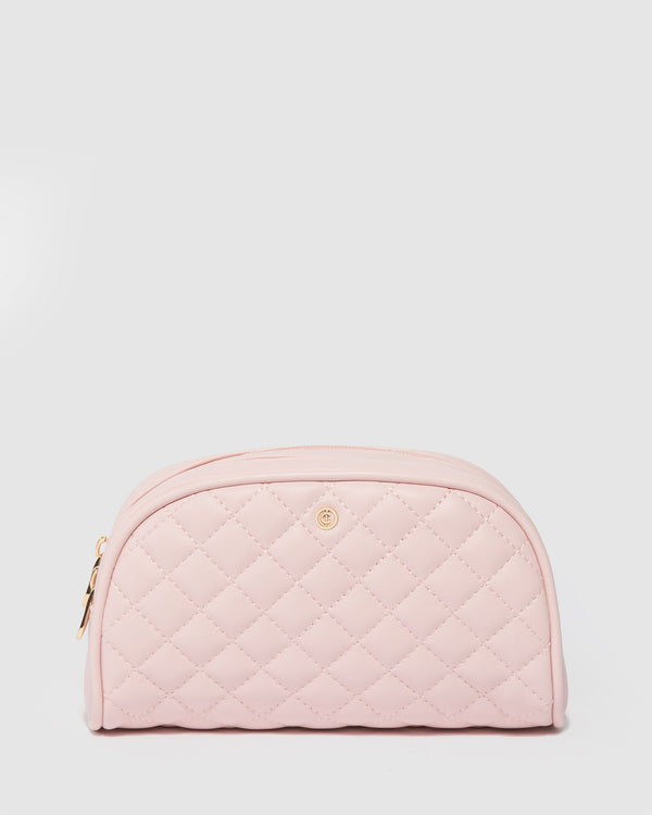 Colette by Colette Hayman Pink Reni Quilted Makeup Case