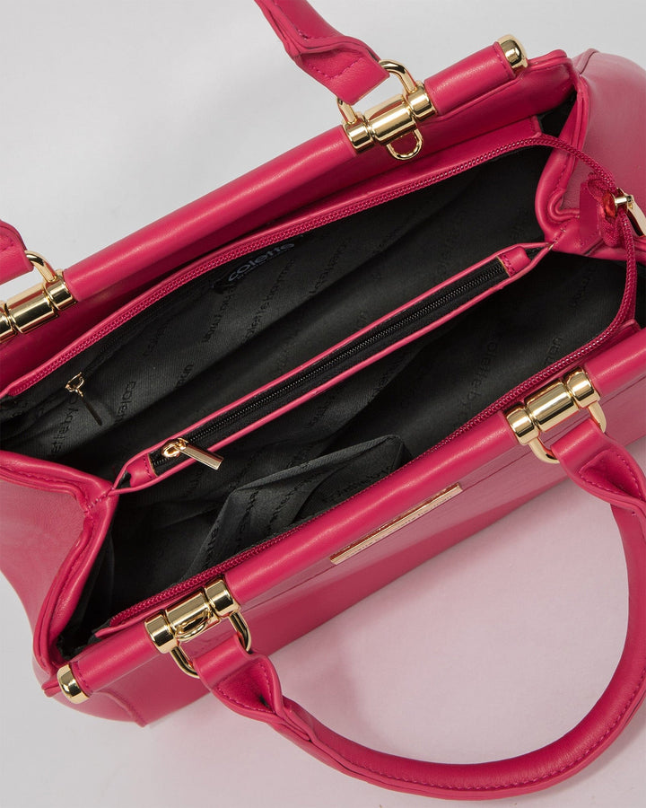 Colette by Colette Hayman Pink Yevette Tassel Tote Bag
