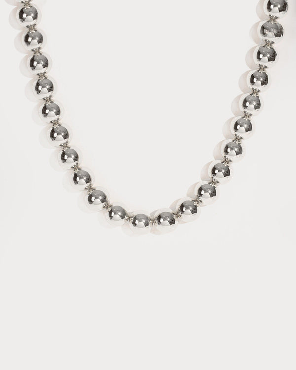 Colette by Colette Hayman Silver Chunky Ball Bead Necklace