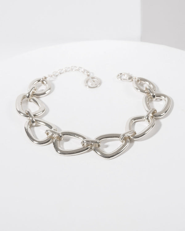Colette by Colette Hayman Silver Chunky Chain Bracelet