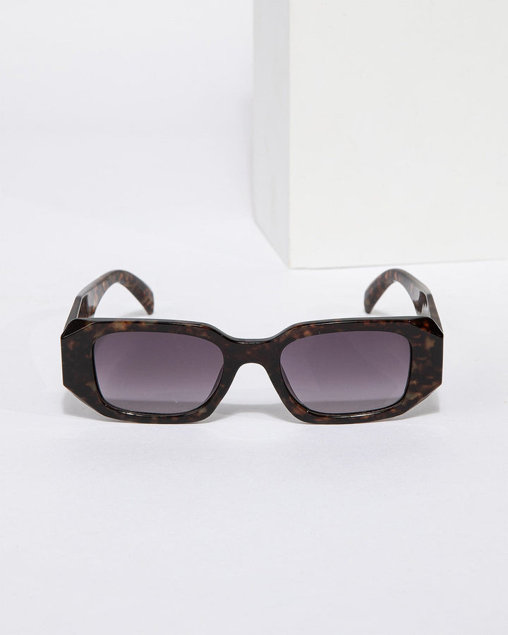 Colette by Colette Hayman Tortoiseshell Rectangular Sunglasses