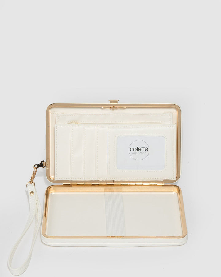 Colette by Colette Hayman White Eve Bee Hardcase Wallet