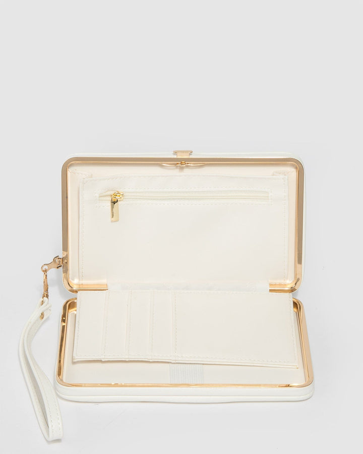 Colette by Colette Hayman White Eve Bee Hardcase Wallet