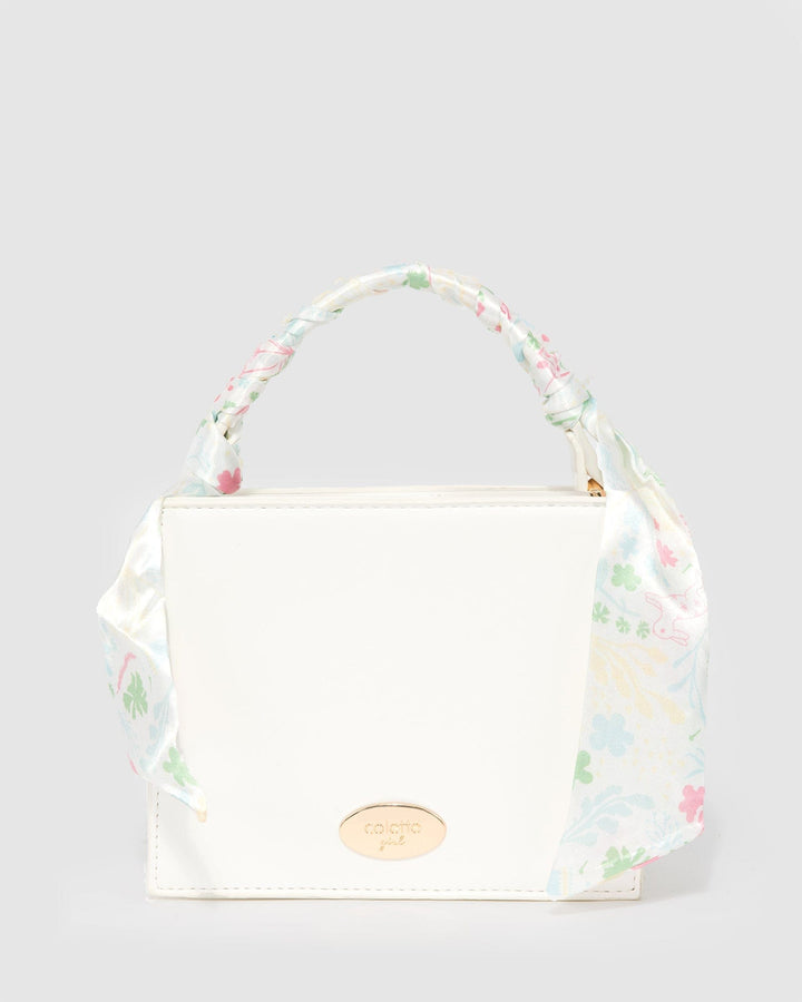 Colette by Colette Hayman White Lyra Top Handle Bag