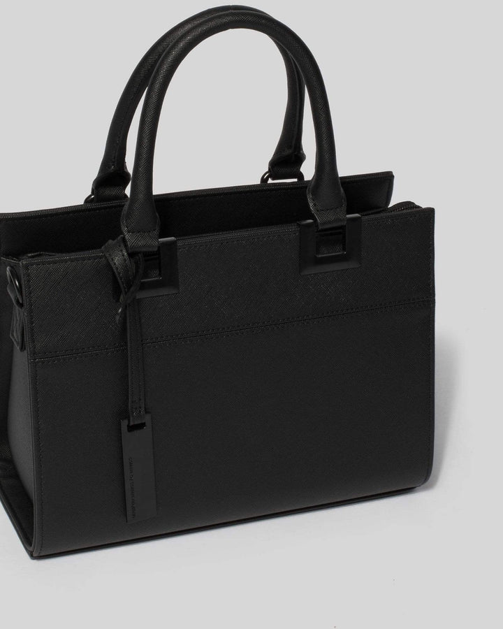 Black Steph Tag Mini Bag | Tote Bags