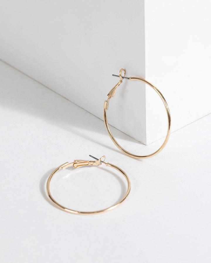 Gold 60Mm Medium Hoop Earrings | Earrings