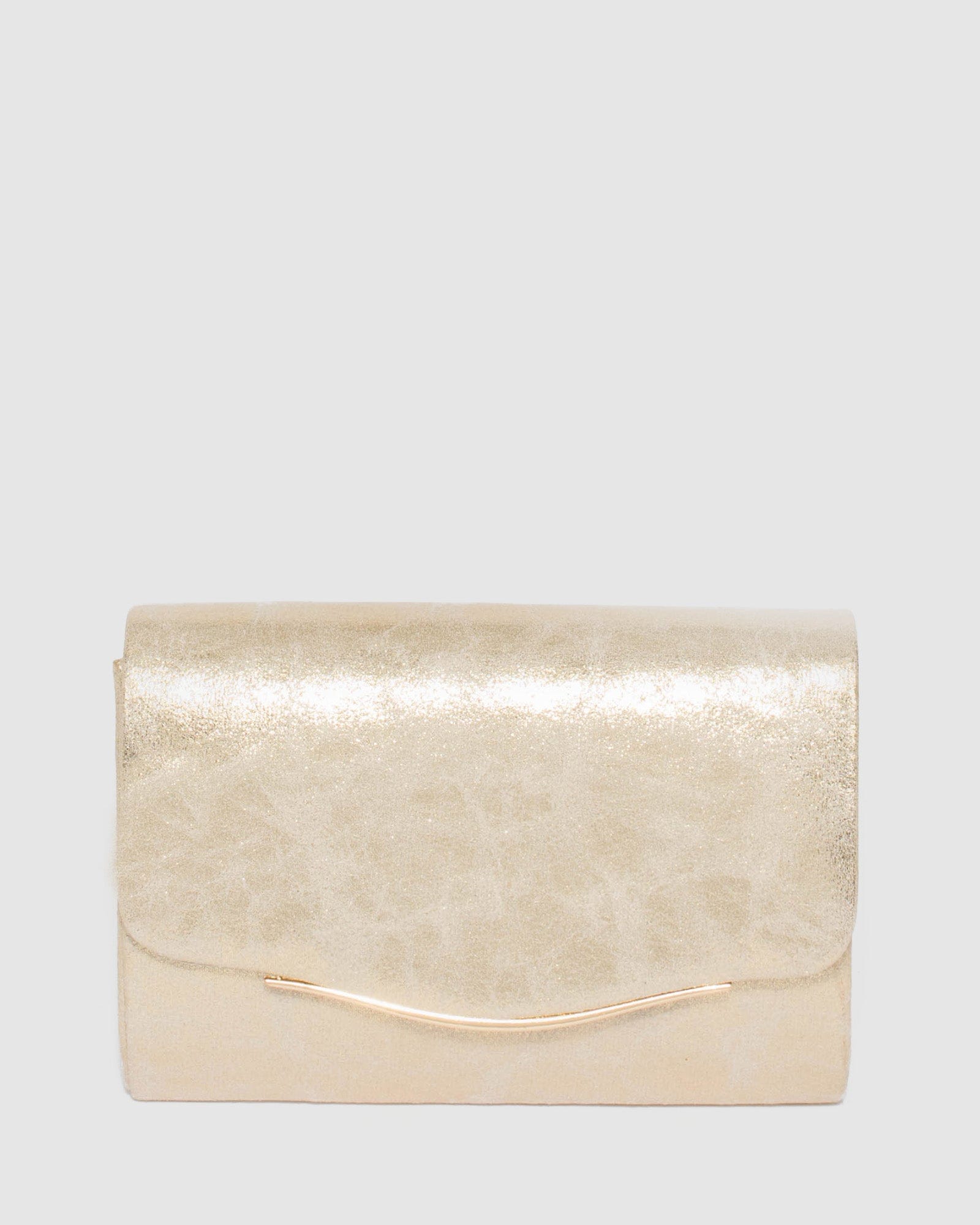 Gold Adele Evening Clutch Bag - Main Image