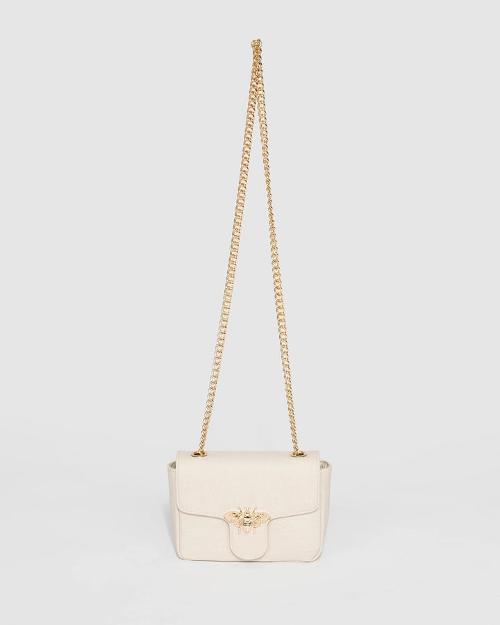 Ivory Diana Bug Crossbody Bag | Crossbody Bags