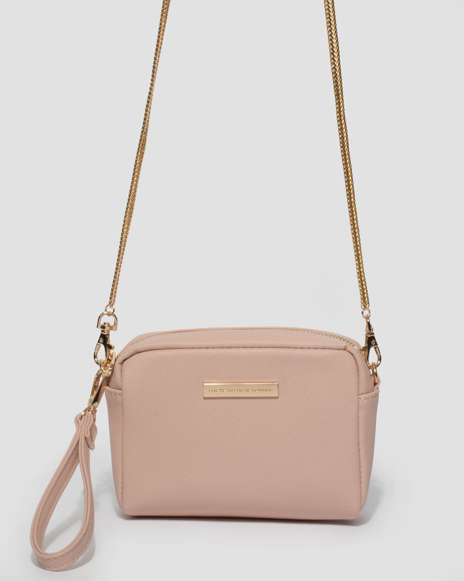 Pink Colette Wristlet Pink Crossbody Bag Online