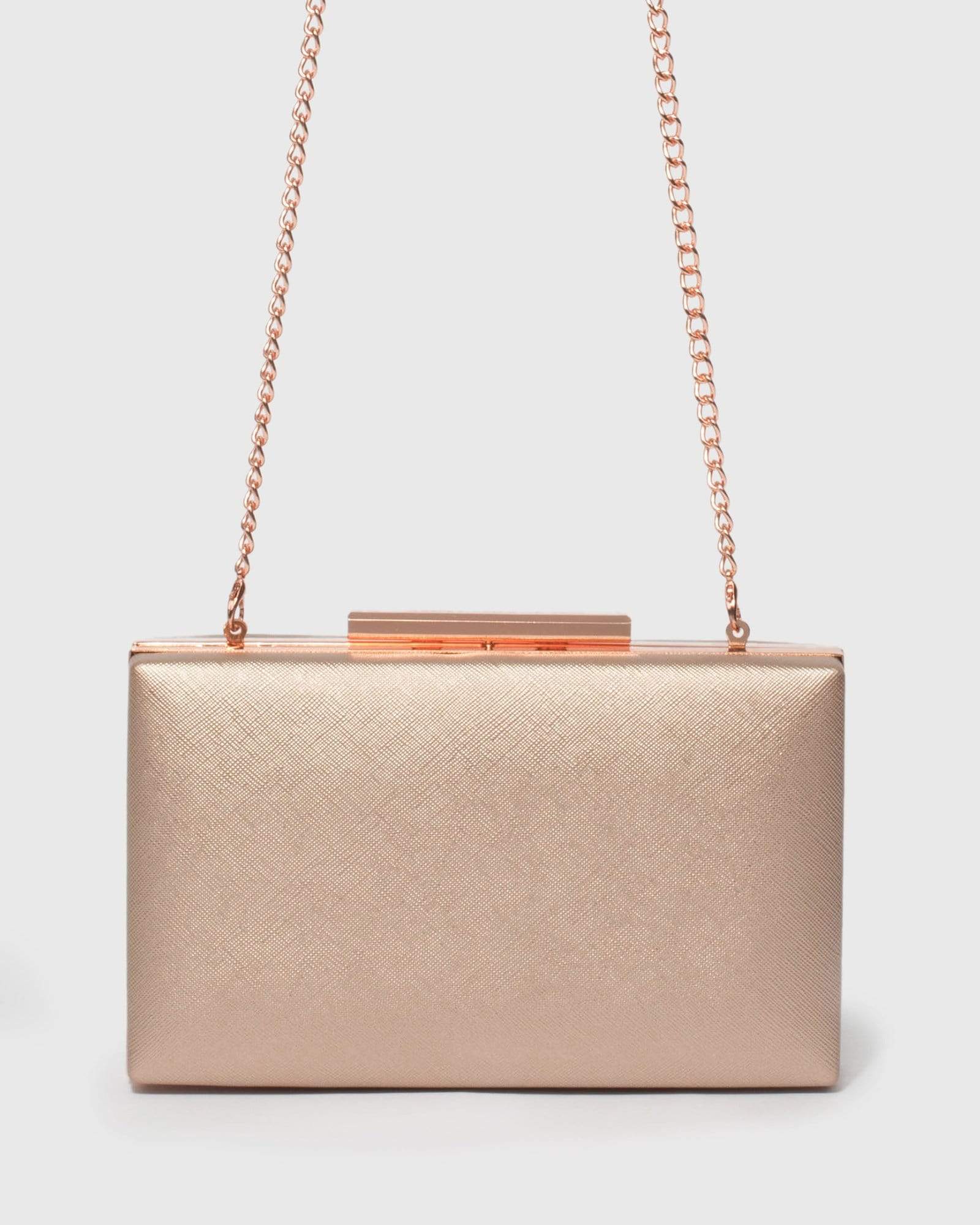 Rose Gold Clutch Bag