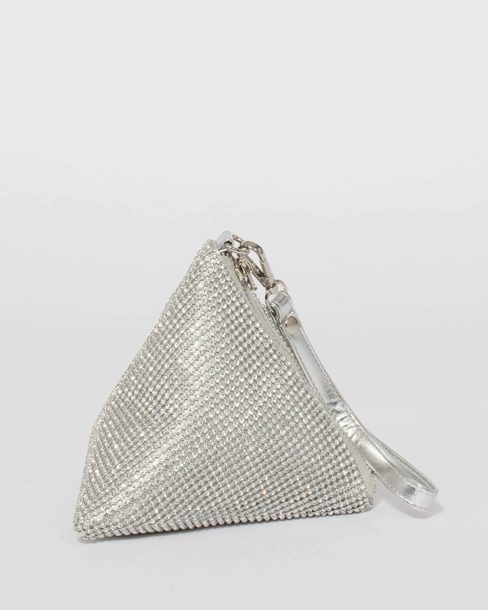 Colette silver clutch Clearance