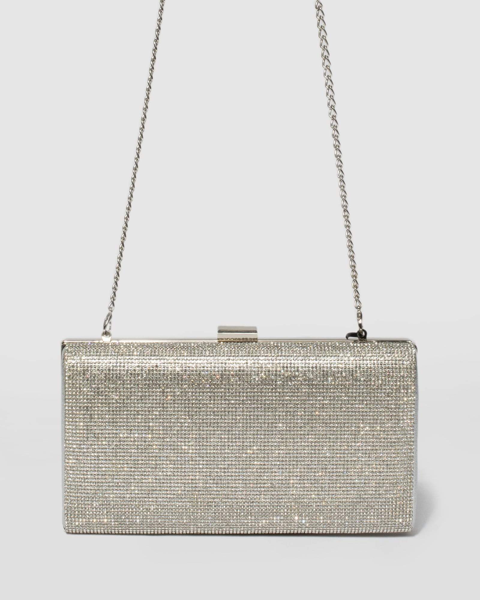 Colette silver clutch Clearance