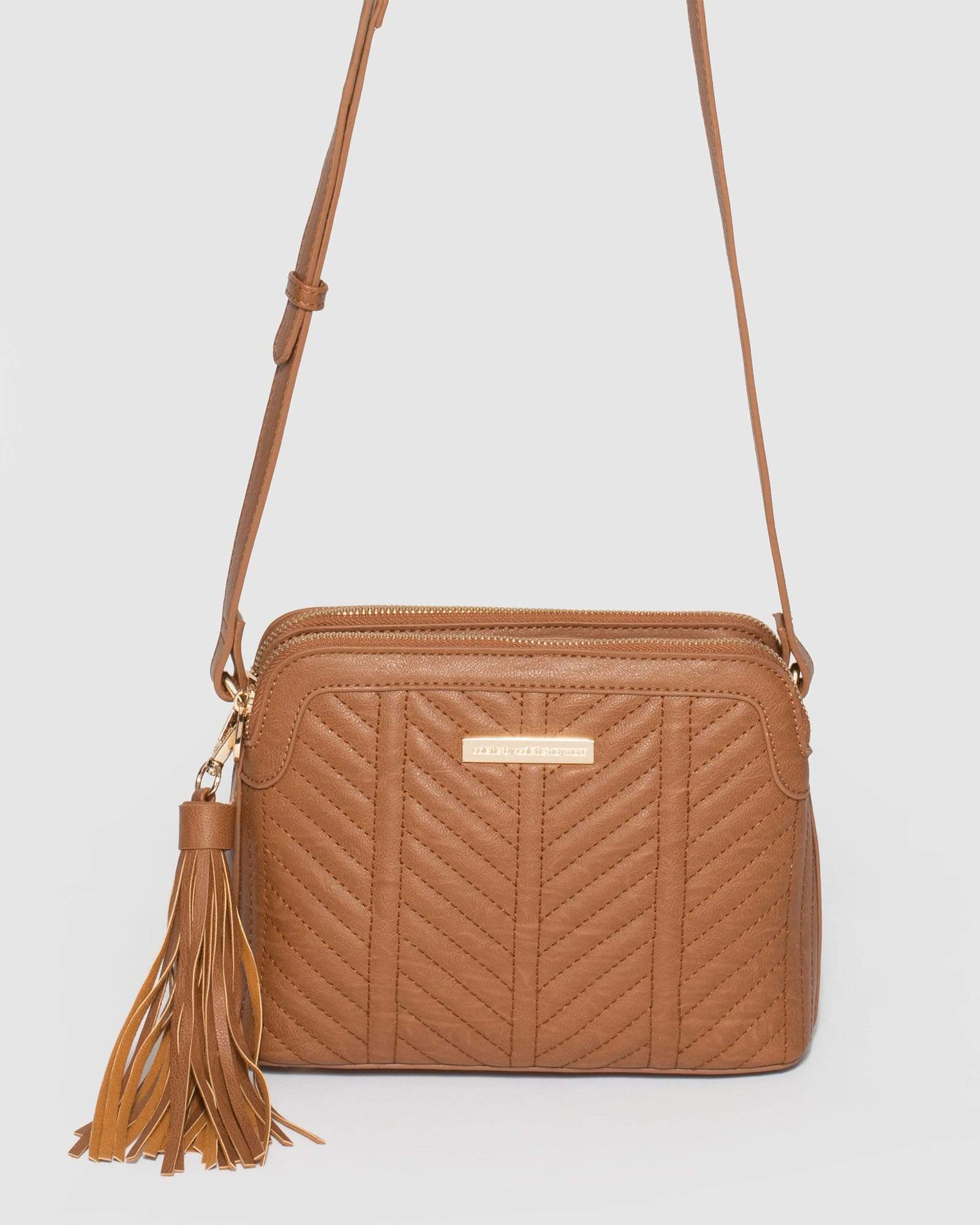 Neutral Tan Crossbody Bag Online