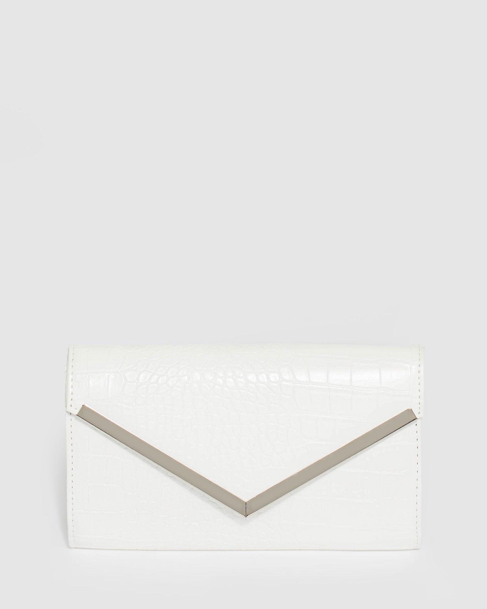 White Evening Clutch Bag