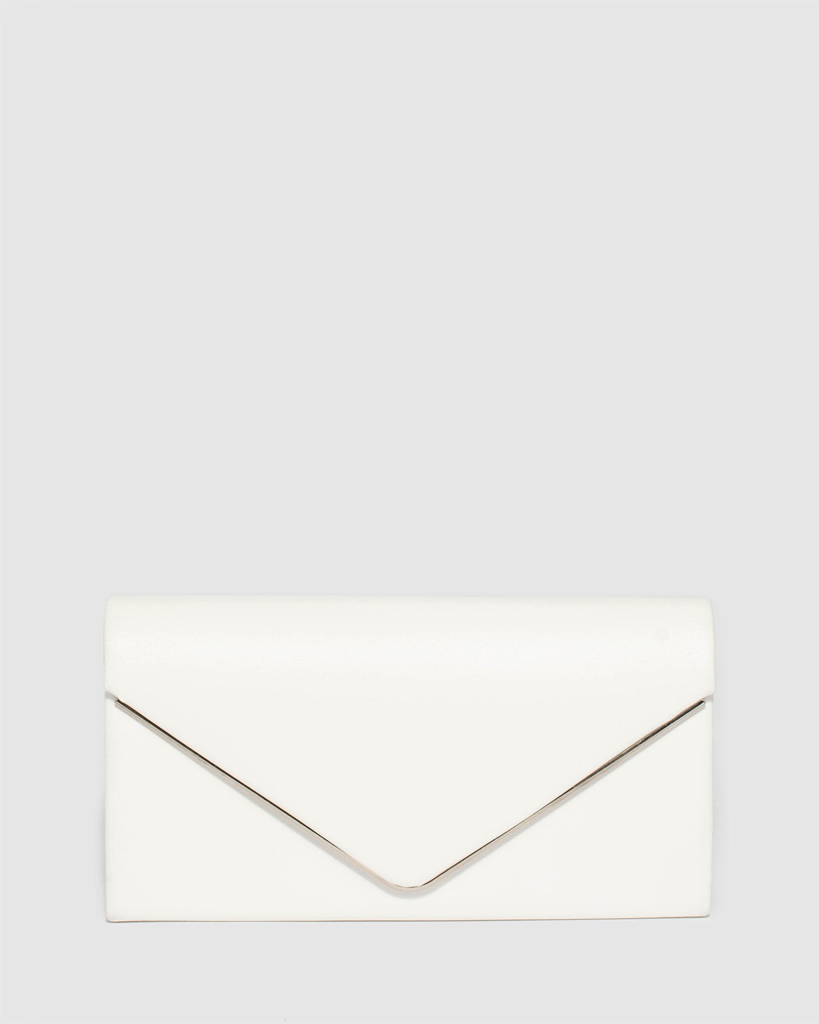 Carrie Clutch Bag in White