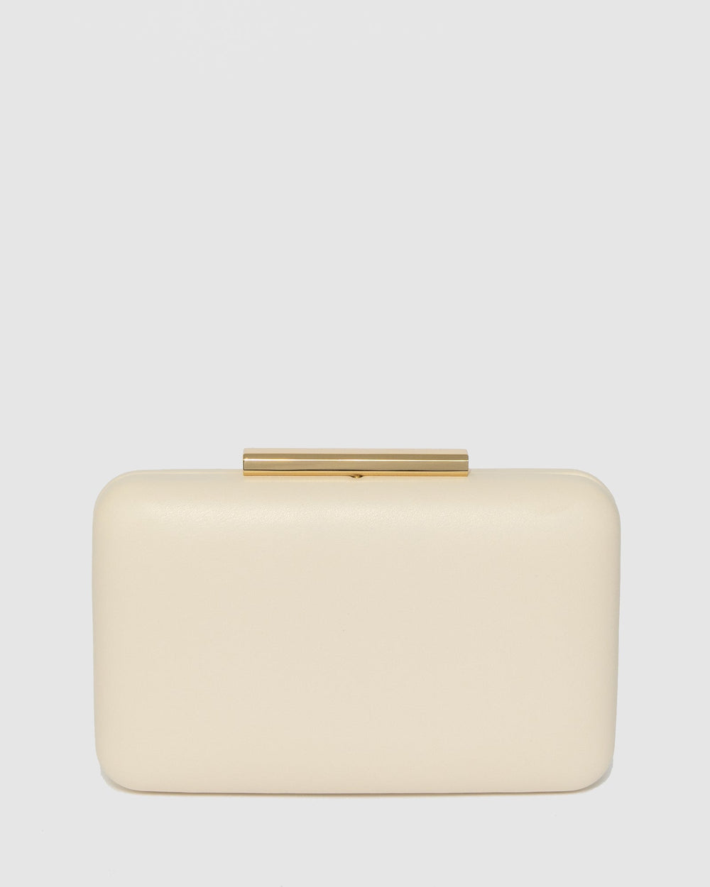Ivory Cassie Rectangle Hardcase Clutch Bag