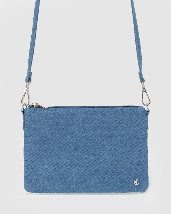 Blue Mary Kate Denim Crossbody