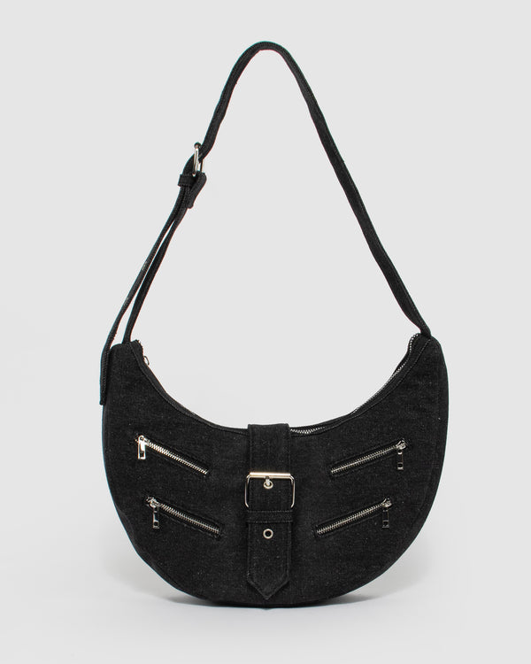Polly Denim Shoulder Bag