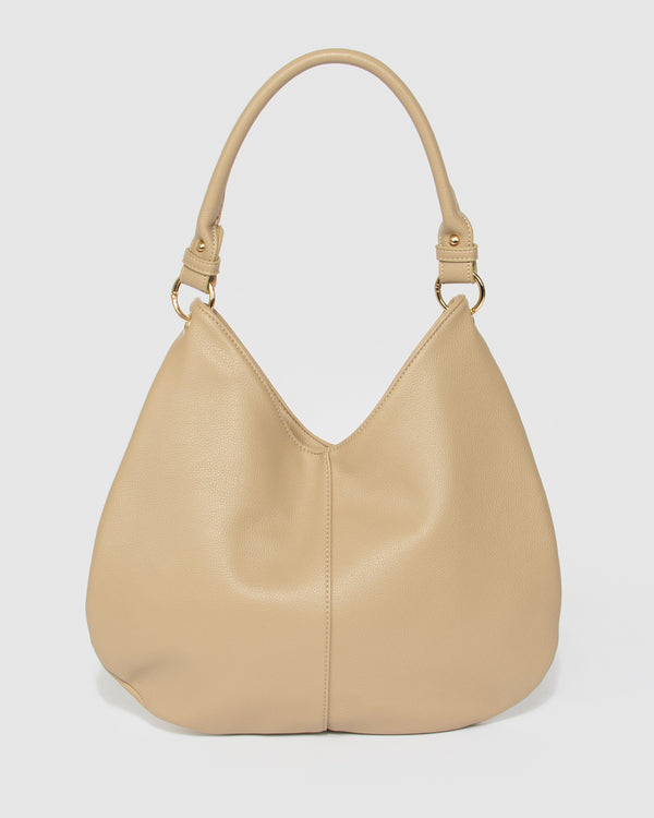 Natural Gisella Slouch Bag