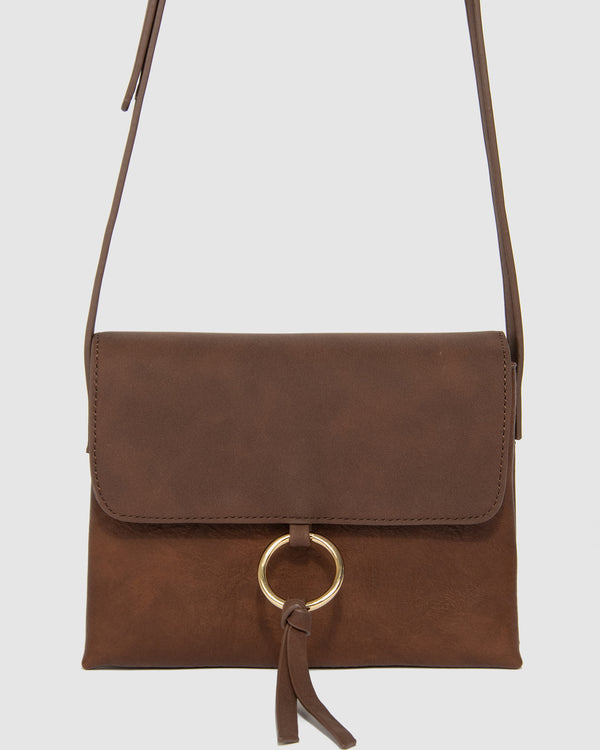 Chocolate Brooklyn Crossbody Bag