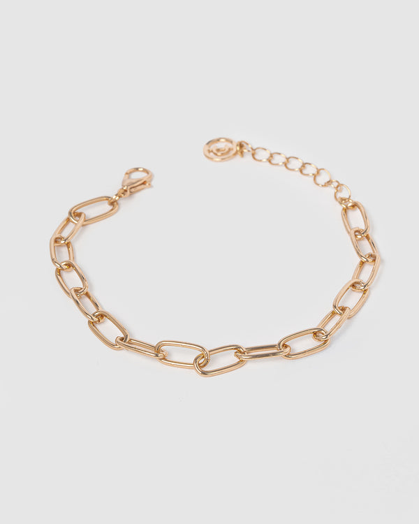 Rose Gold Paperclip Chain Bracelet