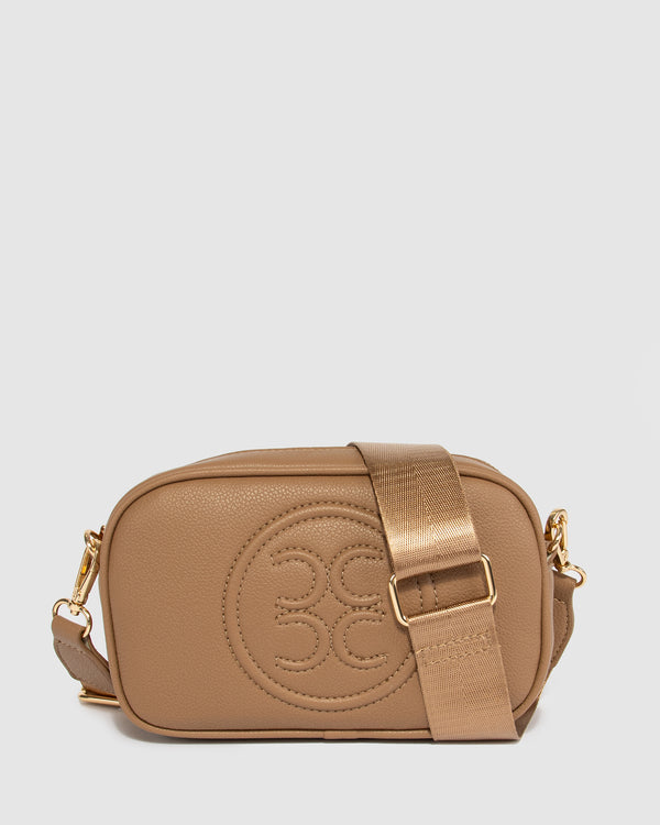 Caramel Amalia Logo Crossbody