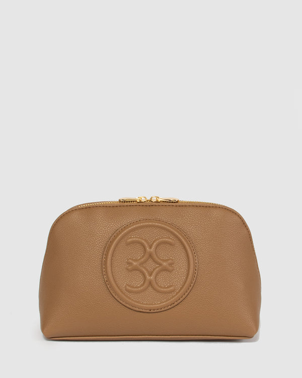 Caramel Rita Zip Top Cosmetic Case