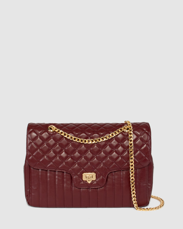 Berry Gina Quilt Crossbody