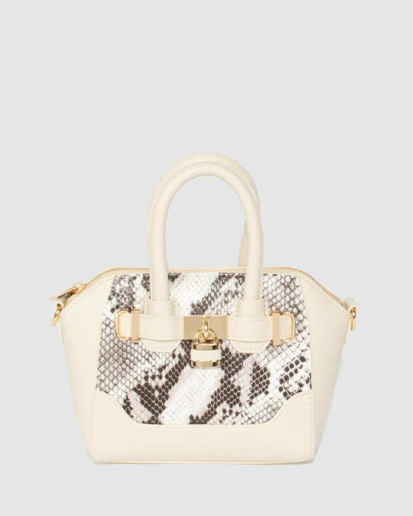 Python Frankie Lock Tote Bag