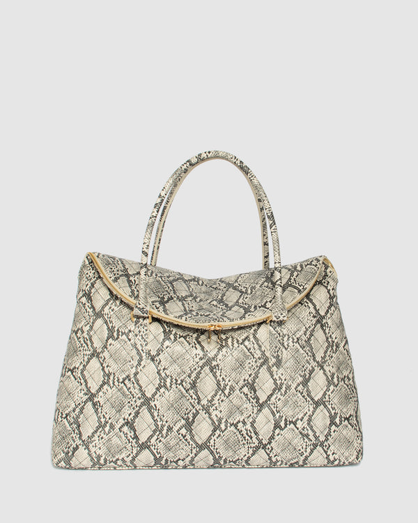 Python Ailiey Quilted Zip Top Weekender Bag