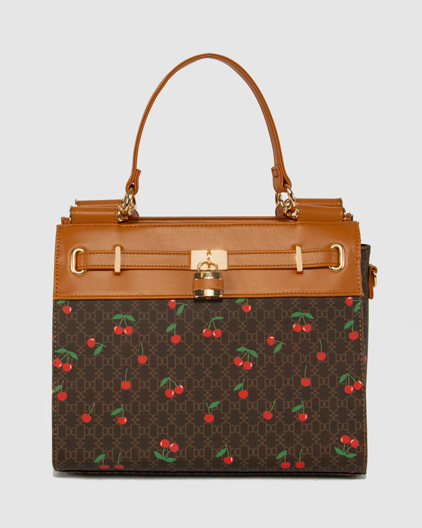 Print Stephanie Scarf Tote