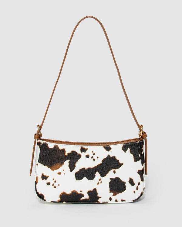 Print Frankie Buckle Strap Shoulder Bag