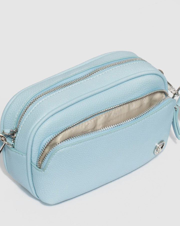 Colette by Colette Hayman Baby Blue Amalia Webbing Crossbody Bag