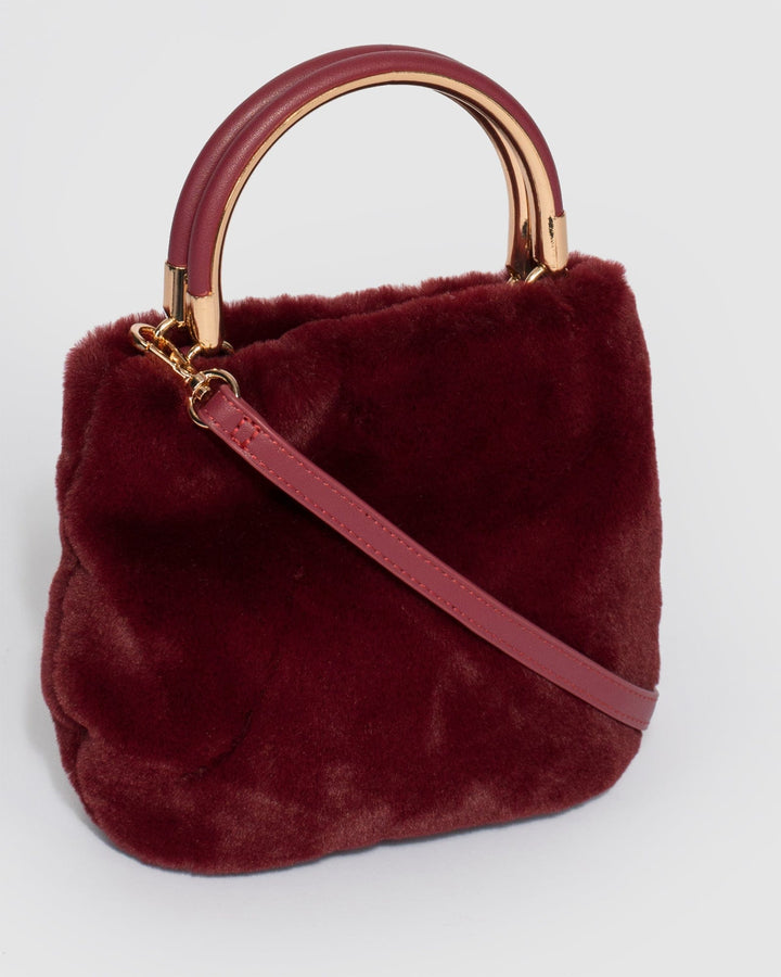 Colette by Colette Hayman Berry Melis Fur Top Handle Bag
